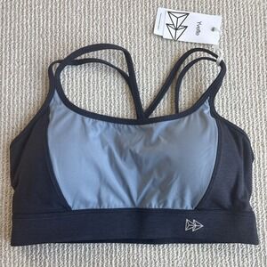 Yvette Sports Bra Size 38D-F Power Cross Back Padded NWT